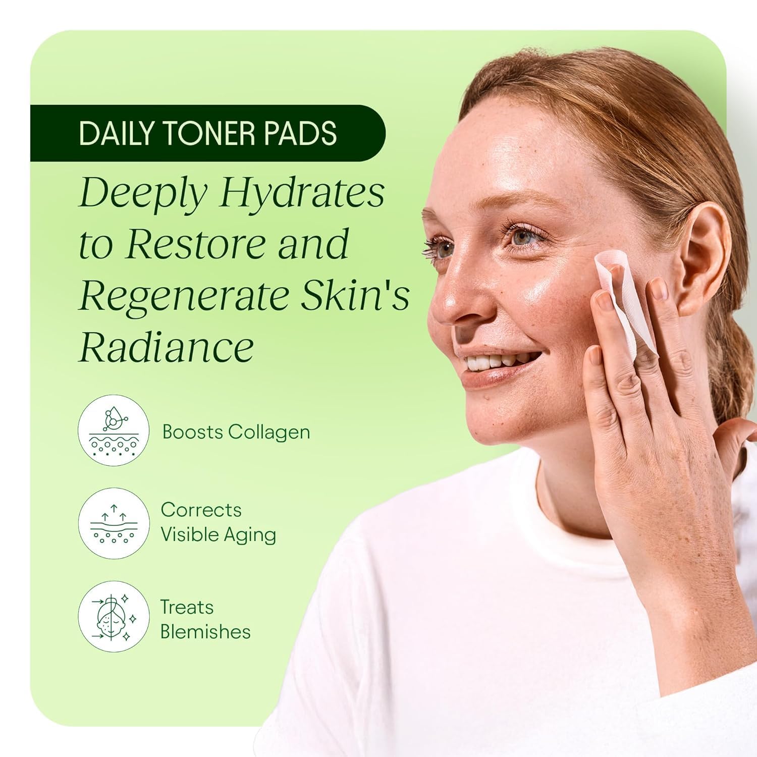 Korean Toning Polish Pads for Face – Dark Spots, Wrinkles & Dull Skin Treatment